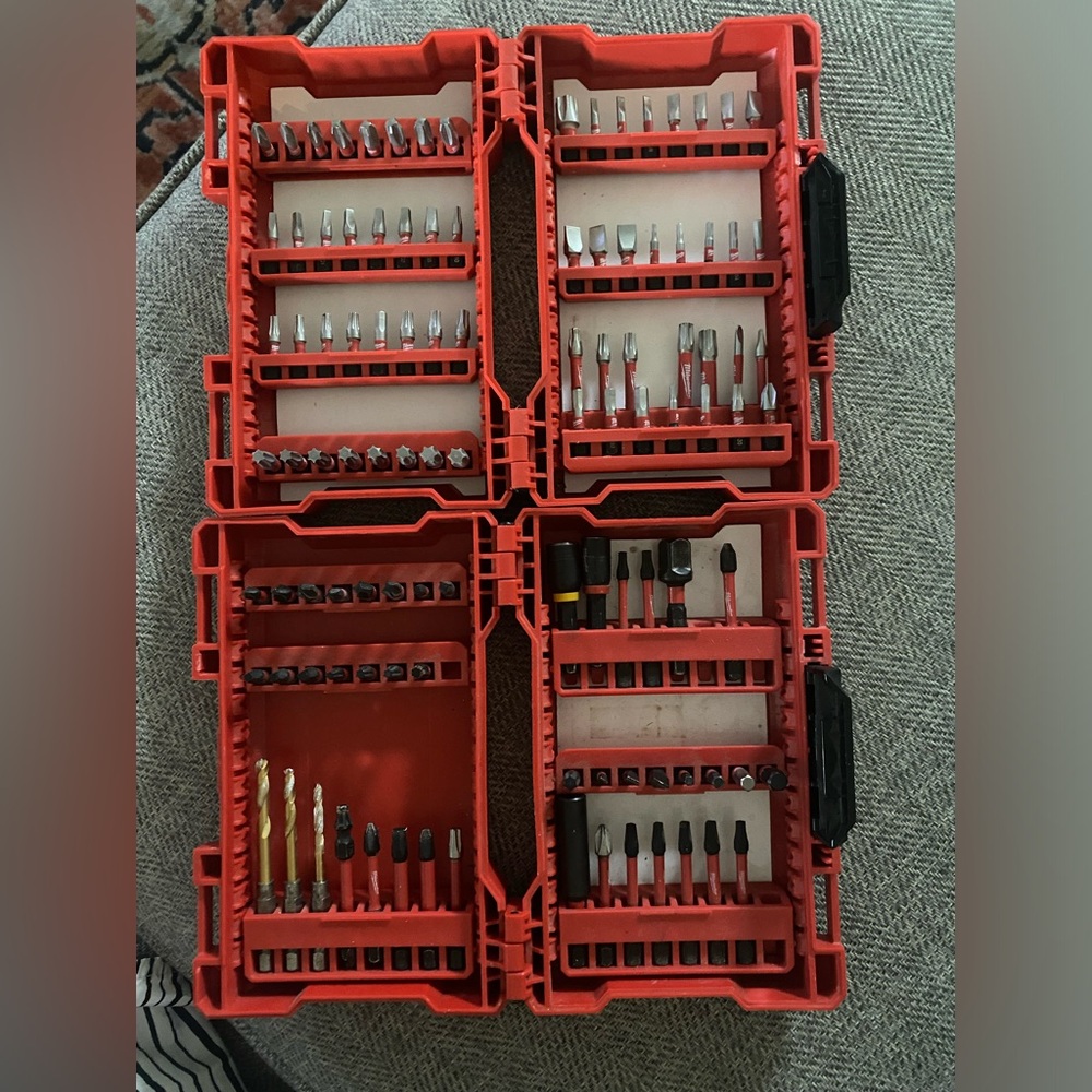 Milwaukee Shockwave Impact Duty Driver Bit Set 44Pc & 62pc Two Set!